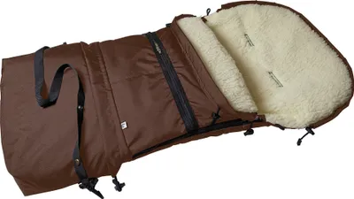 Produktbild von Bergsteiger Fußsack, Kinderwagen Winterfußsack 5-in-1, Gurtschlitze, für Babyschale, Babywanne, Sportwagen,  100, Bergsteiger Kinderwagen-Zubehör