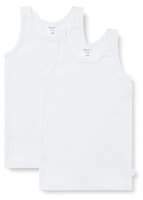 Immagine prodotto di Gilet da bambina SCHIESSER 2-pack - 95/5, cotone elasticizzato, uni, 92-140 Bianco 104