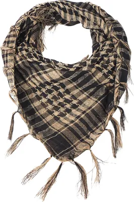 Produktbild von Mesh-Garn-Wüstenschal mit Quasten, weich, atmungsaktiv, leicht, Outdoor-Halstuch, Uni-Modeaccessoire