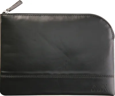Produktbild von Rhodia Rhodiarama Etui aus Kunstleder Reißverschluss, 16x22 cm Schwarz 116623C