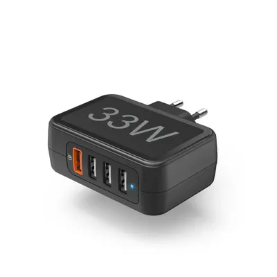 Zdjęcie produktu dla Hama 00210537, Uniwersalne, Wewnętrzna, 100 - 240 V, 3.6 - 12 V, 33 W, Czarny