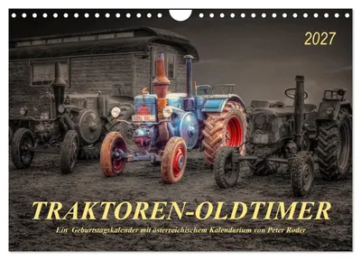Produktbild von Traktoren - Oldtimer (Wandkalender 2027 DIN A4 quer), CALVENDO Monatskalender