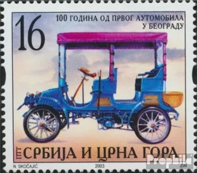Produktbild von Briefmarken Jugoslawien 2003 Mi 3128 (kompl.Ausg.) postfrisch Automobil