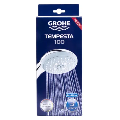 Produktbild von GROHE Handbrause III Tempesta 28261 3 Strahlarten chrom