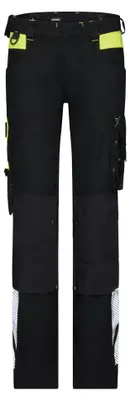 Obrázok produktu pre Strečové pracovné nohavice Canton Women, PESCO41 245g BLACK/NEON YELLOW, veľkosť 42, DASSY 201136