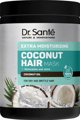 Immagine prodotto di DR.SANTE maschera per capelli al cocco per capelli secchi e fragili, extra idratante, 1000 ml