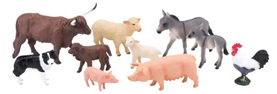 Image de Mojo Farmland Farm Animals Start Play Set, 10dlg.  - 380030