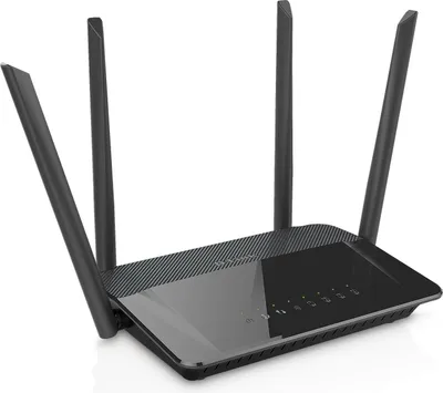 Produktbild von D-Link AC1200 Dual Band WLAN-Router Gigabit Ethernet Dual-Band (2,4 GHz/5 GHz) 4G Schwarz