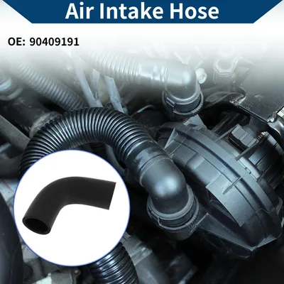 Image de Tuyau D'Admission D'Air Moteur N°90409191 Pour Opel Pour Astra F 1.4 Si 1992-1998 Pour Astra G Cc 1.6 1998-2000 Tuyau D'Admission D'Air Du Filtre À Air En Caoutchouc 1 Pc