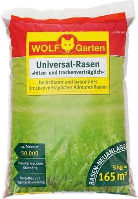 Produktbild von Wolf Garten Rasensamen / Saatgut Mediterraneo LU-TR 165 für 165 m²