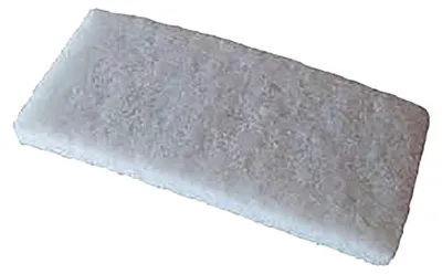 Imagen del producto de CleanCraft, almohadillas de pulido, 51 x 36 cm, color blanco, paquete de 5 unidades