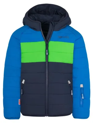 Productafbeelding van Kindervest Trollkids Kids Hafjell Snow Jacket PRO met capuchon, blauw/marineblauw (514-110)