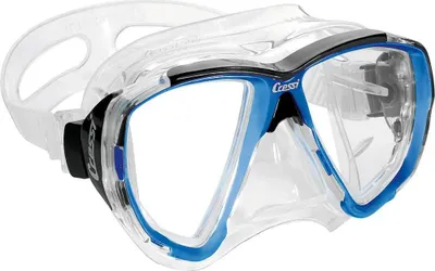 Produktbild von Cressi Big Eyes Tauchmaske Durchsichtig,Blau  Herren,Damen Durchsichtig,Blau One Size
