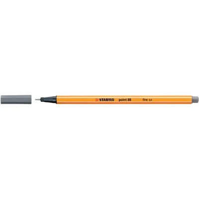 Immagine prodotto di Fineliner - STABILO punta 88 - Penna singola - grigio scuro
