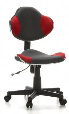 Produktbild von hjh OFFICE Kinderdrehstuhl KIDDY GTI-2 Schreibtischstuhl für Kinder höhenverstellbar ohne Armlehnen Stoff