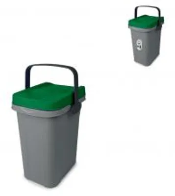 Immagine prodotto di Pattumiera Ecosystem 7Lt Con Manico Verde