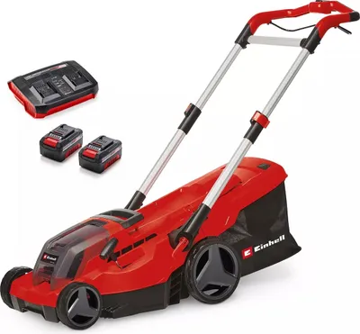 Image de Einhell Professional cordless lawn mower GP-CM 36/450 3413292 (red/black, 2x Li-ion battery 4.0Ah)
