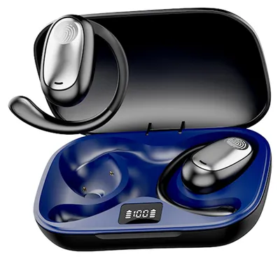 Obrázok produktu pre Xmenha Bezdrôtové Bluetooth slúchadlá, klip, Bluetooth 5.4, bezdrôtové, športové, pohodlné