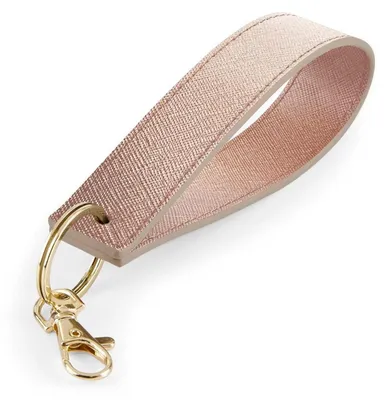 Obrázek produktu pro Bagbase - „Boutique“ klíčenka na zápěstí LT637 (jednotná velikost) (růžové zlato)