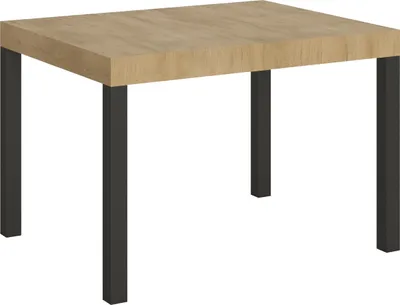 Produktbild von Ausziehbarer Tisch 80x120/204 cm Everyday Gestell Eiche Natur Anthrazit