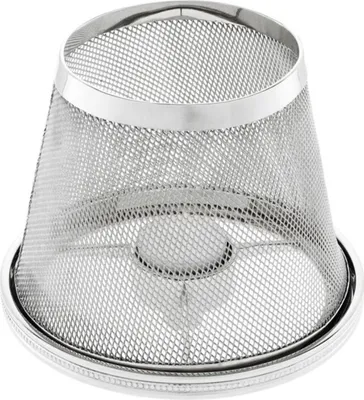 Produktbild von Casa Padrino Luxus Teelichthalter-Lampenschirm Silber Ø 16 x H. 13,5 cm - Hotel & Restaurant Accessoires