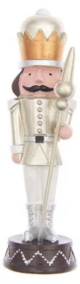 Immagine prodotto di Rico Design Figura Schiaccianoci con bacchetta - Oro