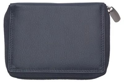 Produktbild von Josephine Osthoff Geldbörse Damen Leder Gross Portemonnaie mit Reißverschluss KleinGeldbörse Herren Kreditkartenetui RFID-Schutz Geldbeutel mit Münzfach (926)