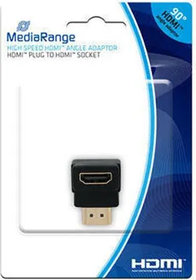 Produktbild von MediaRange HDMI High Speed Winkeladapter 90° schwarz