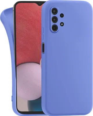 Produktbild von Hülle für Samsung Galaxy A32 5G - Handyhülle mit Kameraschutz Cover aus Silikon in Blau