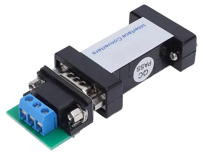 Zdjęcie produktu dla Konwerter RS232 na RS485 – półdupleksowy adapter konwertera szeregowego RS232 na RS485 do przemysłowej komunikacji na duże odległości
