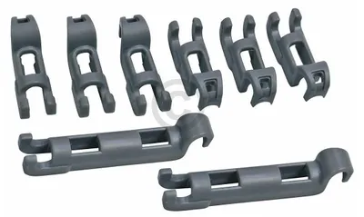 Produktbild von Bosch Siemens Korbablagen-Lagerset für Klappstachelreihen Unterkorb 611472