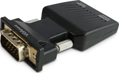 Image de Savio CL-145 Convertisseur VGA vers HDMI Audio Full HD Noir - Audio/Multimédia