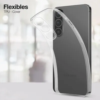 Produktbild von Handyhülle für Samsung Galaxy A56 5G Hülle Transparent Flexibel Elastisch Case Cover Backcover Schutzhülle