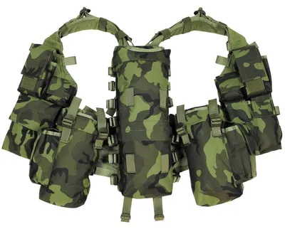 Immagine prodotto di Gilet tattico, con molte tasche, tipo CZ camouflage 95