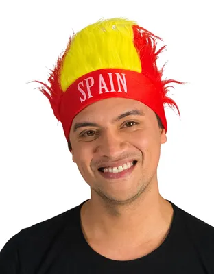 Produktbild von Lustiges Spanien Fan-Stirnband für Erwachsene - Einheitsgröße, KI-generiertes Bild