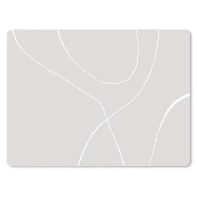 Produktbild von MuchoWow® Mauspad Mousepad Linienkunst - Abstrakt - Pastell 40x30 cm - Mousepads - Maus Mat - Pad - Mausunterlage - Anti Rutsch