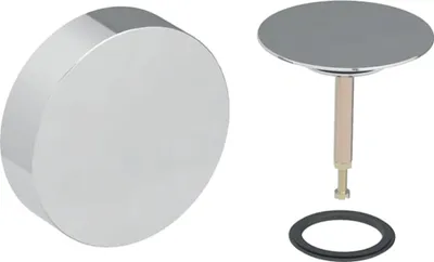 Produktbild von Geberit GE Fertigbauset für Badewannenablauf ø 52 mm, chrom, inkl. Dichtung ø 45 mm, 1 Stk.