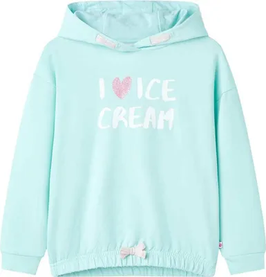 Produktbild von Kinder-Kapuzenpullover Hellblau 140