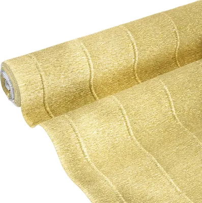 Produktbild von Floristen-Krepppapier Gold 50x250cm für kreative Dekorationen & Bastelprojekte