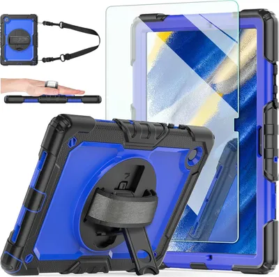Image de Étui pour iPad Air 3/Pro 10.5" avec support et bandoulière Bleu
