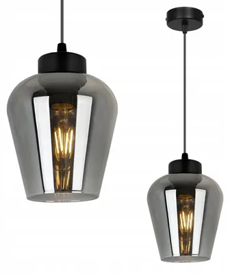 Produktbild von Moderne Elegante Hängelampe Mit Glasschirm