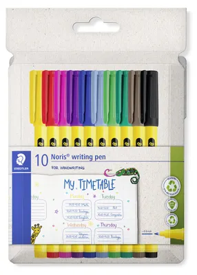 Produktbild von STAEDTLER Noris writing pen 307 Fineliner Etui mit 10 Farben