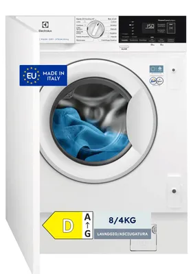 Immagine prodotto di Electrolux Lavatrice Incasso Wd 7+4 Kg Classe D/B 1600 Giri ITALY EW7W84BDBI