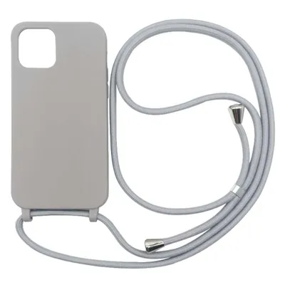 Produktbild von Smartphonica iPhone 13 Tasche mit Umhängeband - Grau