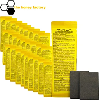 Produktbild von 25x 2 APILIFE VAR Streifen Api Life Varroa Behandlung Thymol Liebig Aumeier Biene