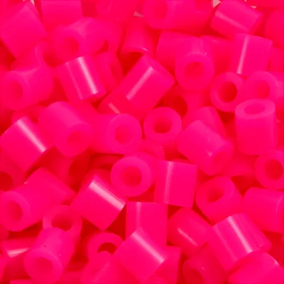 Produktbild von Nabbi-Perlen zum Aufbügeln, Größe 5 x 5 mm, Lochgröße 2,5 mm, mittel, kirschrot (32258), 6000 Stück, 1 Box