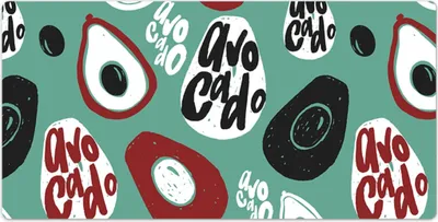 Produktbild von Schreibtischunterlage - 120x60 cm - Mauspad - Tischunterlage - Retro Avocado