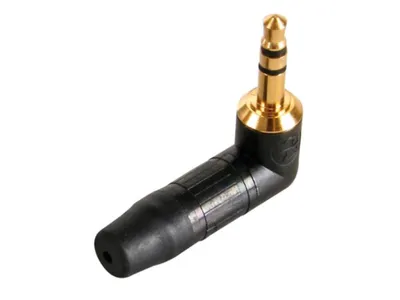 Image de Neutrik NTP3RC-B, 3.5mm, mâle, or, noir, métal, 2,9 cm