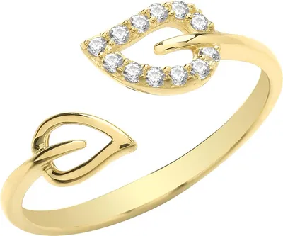 Image de Bague Motif Femme Or 375/1000 avec Oxyde de Zirconium, 51 (16.2); TRS27446RSL