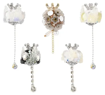 Productafbeelding van 5 Stuks Kralen voor Sieraden en Penselen